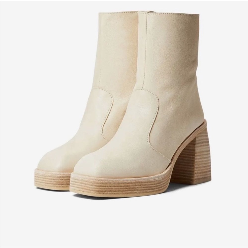 Free People Ruby Platform Booties Size 8